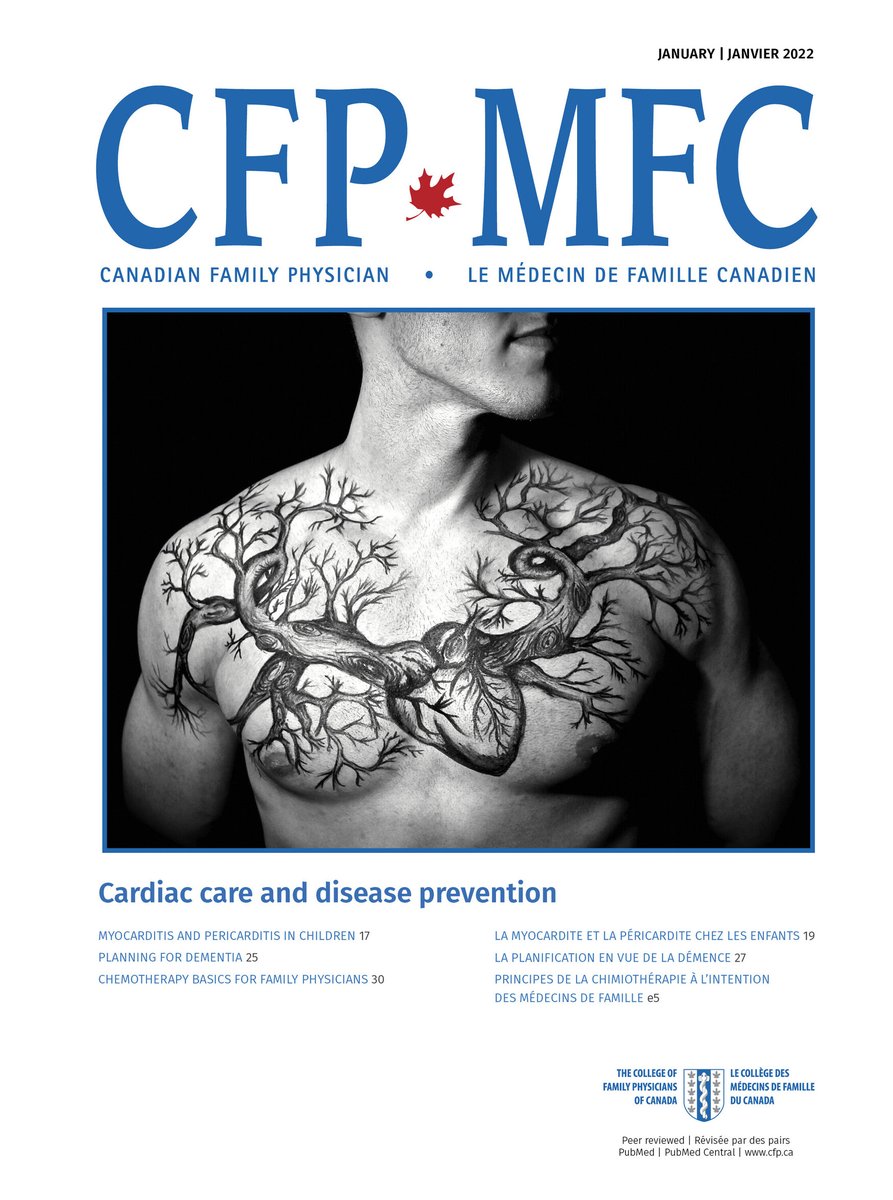 ICYMI I'm so proud of our team @CFPJournal for being nominated for multiple National Magazine Awards in the B2B Category. One was for this amazing cover. Winners TBA this week! Stay tuned ow.ly/BOXc50OAXZm @magawards @NMA_B2B @UofTFamilyMed #familymedicine #primarycare