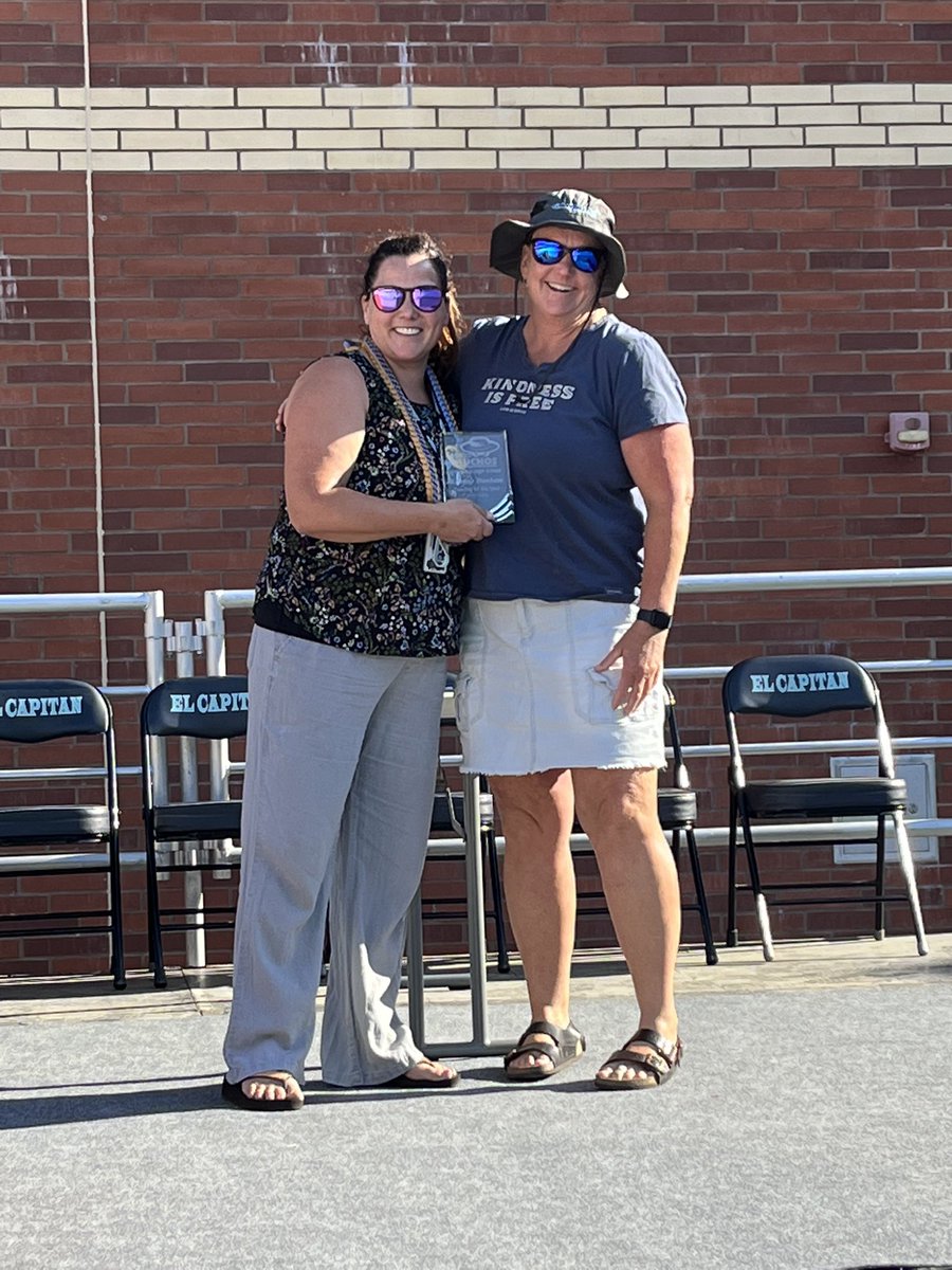 ecgauchos's tweet photo. Congratulations to Fabiola Rivera and Kristie Dunham on receiving their classified and certificated staff member of the year awards! 🏆 https://t.co/qKllvhFAUI