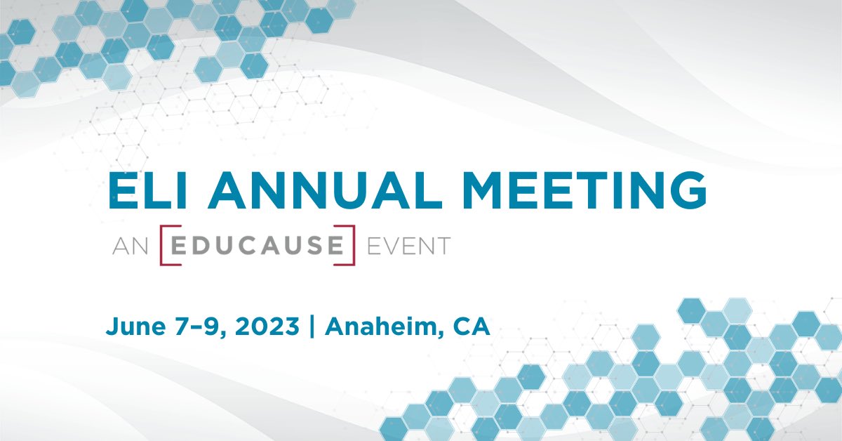 If you’re attending ELI in Anaheim next week, join me Thurs, 6/8 at 1pm for Online, In-Person, or Hybrid? Yes! Horizon Report Exemplar Stories. I’ll be sharing our efforts to scale humanized online teaching in online STEM courses in CA. #ELI2023 #HumanizingSTEM <a href="/educause/">EDUCAUSE</a>