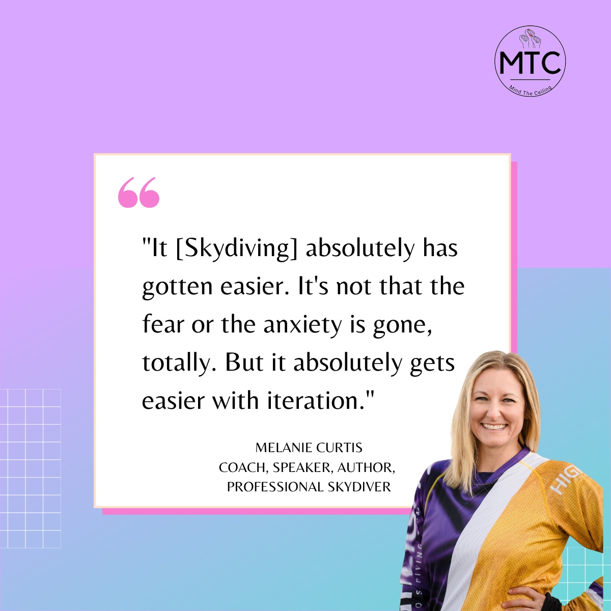 Feel the fear and DO IT ANYWAY! 😍

#MindTheCeiling #MTC #WomenWhoWork #LeadershipPodcast #Inspo #WomxnsLeadership #WorkLifeBalance ⁠