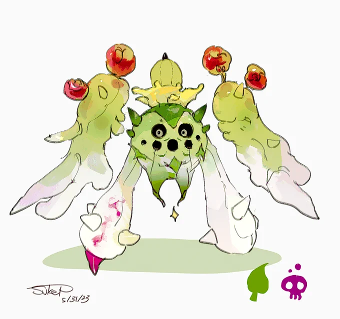 サボネア・シザリガーを伝説化(ポケモン)
