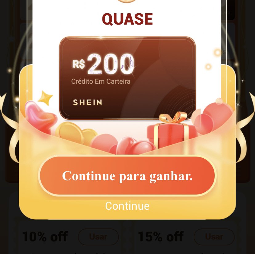 emanuelferraz18's tweet photo. 🚨🚨🚨INACREDITÁVEL!!!!!!🚨🚨🚨

Tá acabando !!!!!

Já pensou ganhar R$ 200 sem fazer nada ???? 
Pse a SHEIN está dando R$ 200 para quem acessar esse link https://t.co/TVnx6ztzxo🚨🚨🚨🚨 https://t.co/IDhPJaSGUh