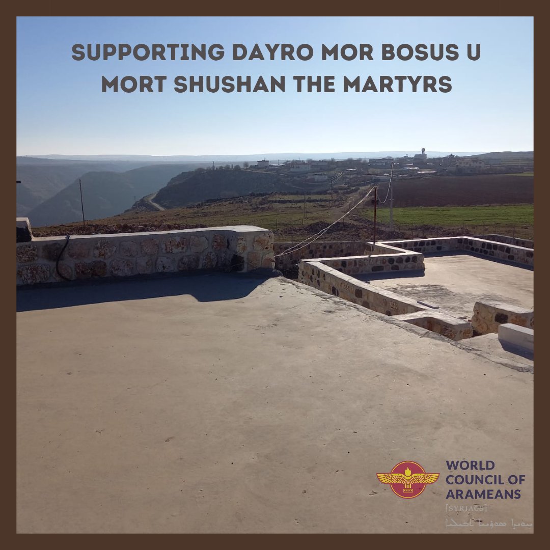wca_ngo's tweet photo. Thrilled to donate €1000 to restore the 4th-century Monastery of Saints Mor Bosus &amp; Mort Shushan, near #BethZabday (#Azekh) &amp; #Midin in #Turabdin, SE #Türkiye!

Our gift helps modernize this historical gem &amp; creates visitor facilities. 

#CultureMatters #ArameanHeritage https://t.co/Lf2XyXAfk3