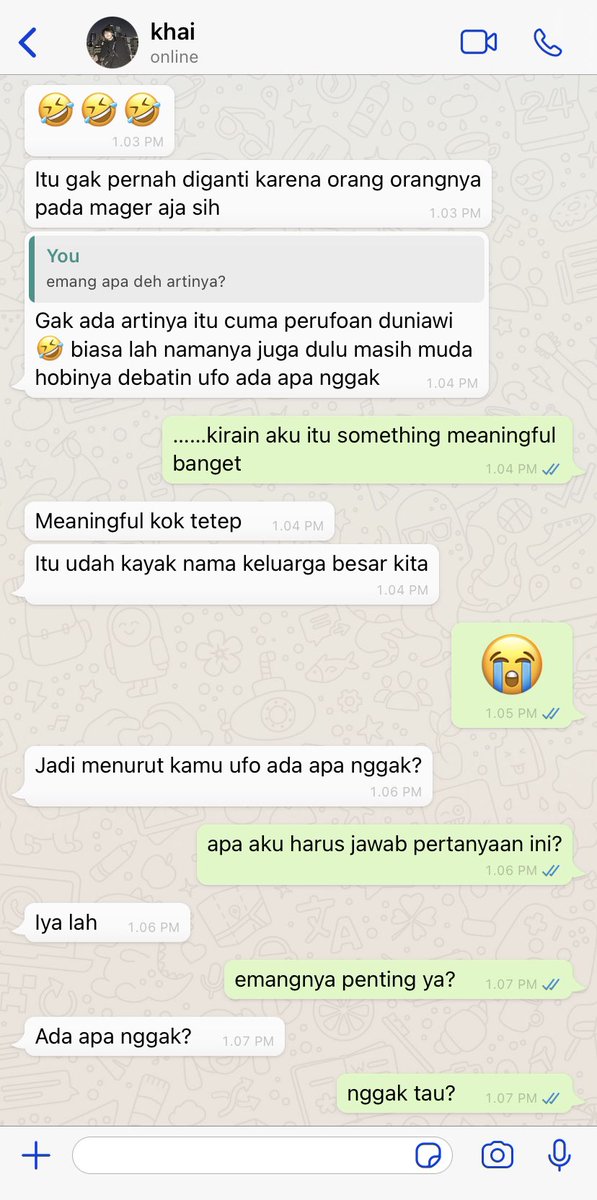 extenler's tweet photo. 341. Ada apa nggak? https://t.co/RqkztQNA70