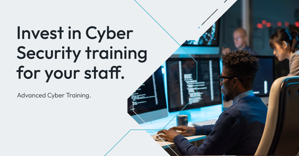 Cyber threats are a constant challenge. Investing in cyber security training for your employees allows your business to stay ahead of any future attacks. Learn more here: bit.ly/3C1suSq #cybersecurity #training #security #businessprotection