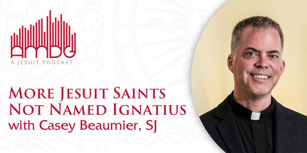 Fr. Casey Beaumier, SJ, director of @IAJSBC at @bostoncollege, joins the #AMDG pod to discuss #Jesuit saints — from which are most inspirational in sustaining one’s vocation to which most deserve an academic building named after them. 🎧 ow.ly/lCrH50OAOhm