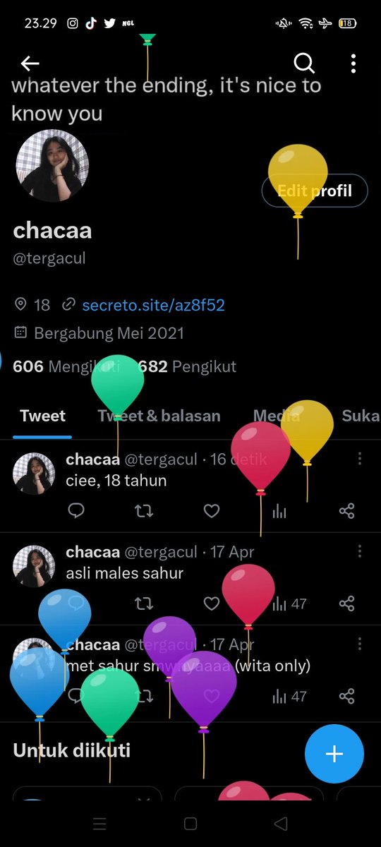 bang balon