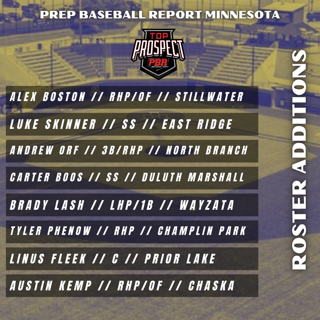 💥𝐏𝐁𝐑 𝐌𝐍 𝐓𝐎𝐏 𝐏𝐑𝐎𝐒𝐏𝐄𝐂𝐓 𝐆𝐀𝐌𝐄𝐒💥

📝2024 𝘙𝘖𝘚𝘛𝘌𝘙 𝘈𝘋𝘋𝘐𝘛𝘐𝘖𝘕𝘚📝

Request Your Invite ⬇️

🎓 2024 Grads
🗓 June 19th-21st
🔗 bit.ly/3LFC1ET

𝙊𝙍

Check Your Email &amp; Respond To Your Invite 👍