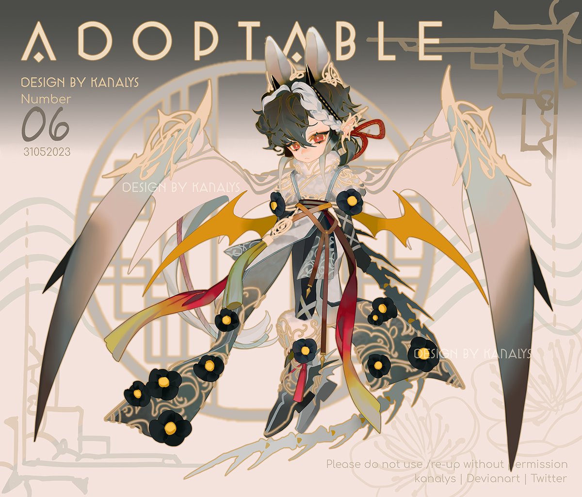 Adoptable no.06
The auction is going on.