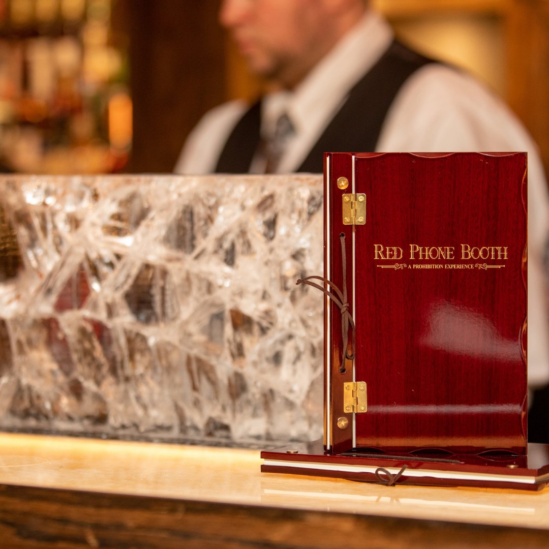 rpbnashville's tweet photo. At Red Phone Booth, we take ice seriously. That's why we hand-chip each cube to perfection, ensuring your cocktail is an experience in itself.

#handchippedice #cocktails #getthecode #speakeasy #yelp100 #secretcodes https://t.co/Q1CPeCi7gw
