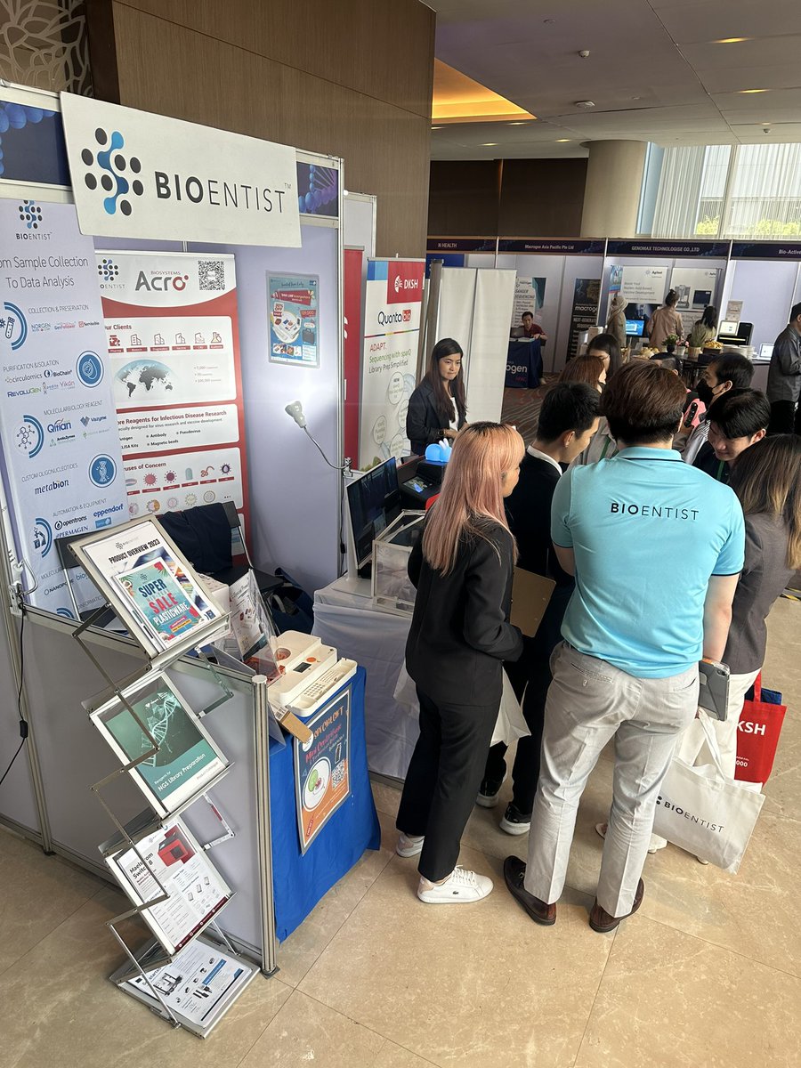 BioentistTH's tweet photo. #GenomicsThailand 2023
#bentolab #revolugen #Vazyme https://t.co/E7ivZbDHX0