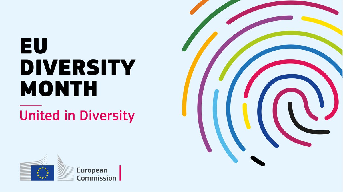 EU_Justice's tweet photo. Today is the final day of #EUDiversityMonth 2023.

🙏THANK YOU to all of the companies, organisations &amp; #DiversityCharters that organised events/activities this month.

May this inspire future efforts to promote diversity &amp; inclusion in workplaces &amp; societies across the EU! https://t.co/nfVOc7opYR