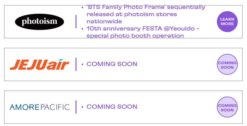 BTSMerchUpdates's tweet photo. BTS Presents Everywhere Festa 2023 10th Anniversary 

Partners and offers
https://t.co/gcDu4SfXDi https://t.co/662Eo6YCxH