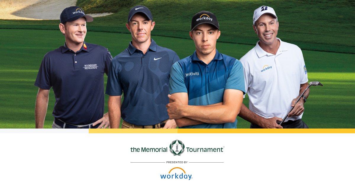 fabricebod's tweet photo. @Workday is proud to sponsor #theMemorial this week. Good luck to our #WDAYAmbassadors! #TeamWDAY https://t.co/lNR5XS2GbT https://t.co/HaTtJSLoDv