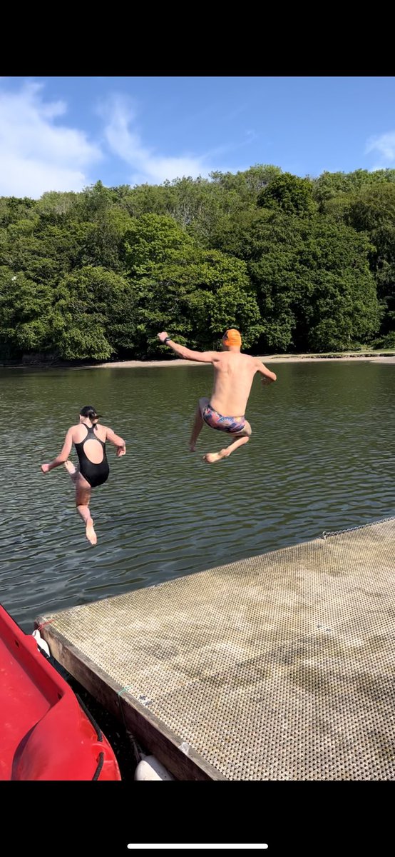 Cooling off Devon style - not a bad spot really #devonlife #riverdart