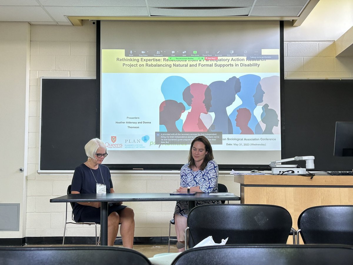 “You want to be able to put two types of expertise together, and that requires trust” - @Thomsod presenting with <a href="/haldersey/">Heather Aldersey</a> on the power of academic and family researcher partnerships in <a href="/_BeyondServices/">Beyond Services</a> at <a href="/csa_sociology/">CSA-SCS</a>