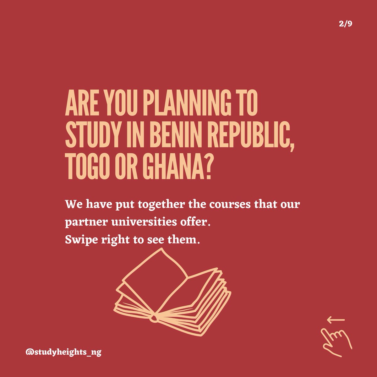 studyheights_ng's tweet photo. List of available course you can study in any of partner universities. 

Send us a DM now https://t.co/irW8bXnNo3