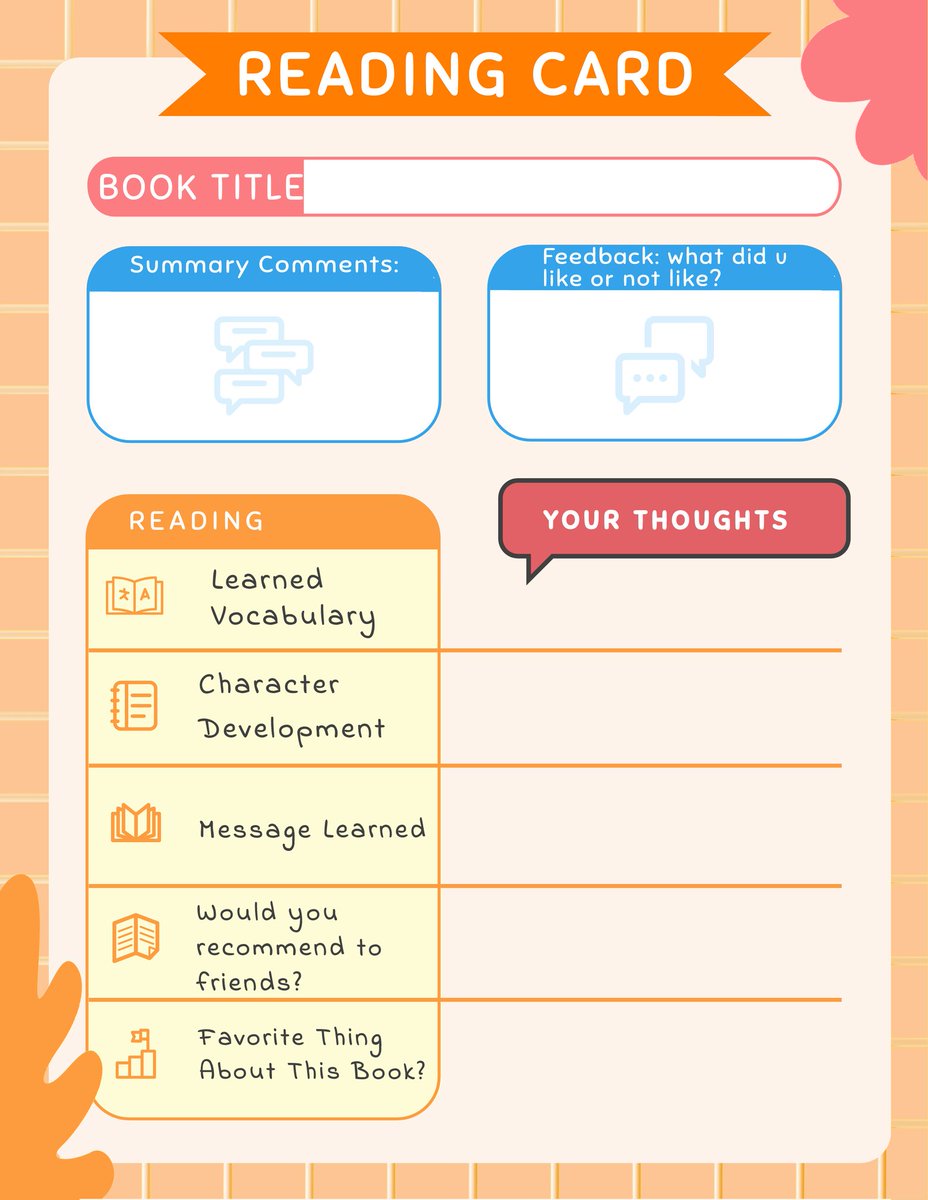 New free summer reading cards for kids!