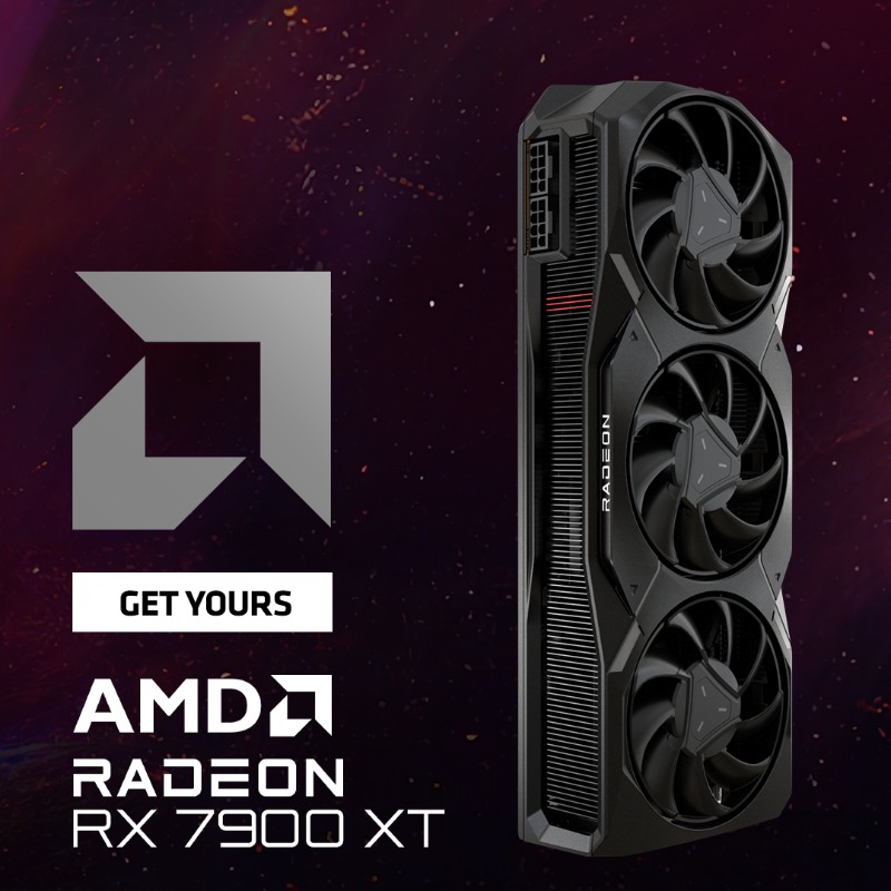 AMDRadeon's tweet photo. The AMD Radeon™ RX 7900 XT graphics card, featuring the groundbreaking AMD RDNA™ 3 architecture, deliver ultra-high frame rates for your favorite games at 4K max settings.