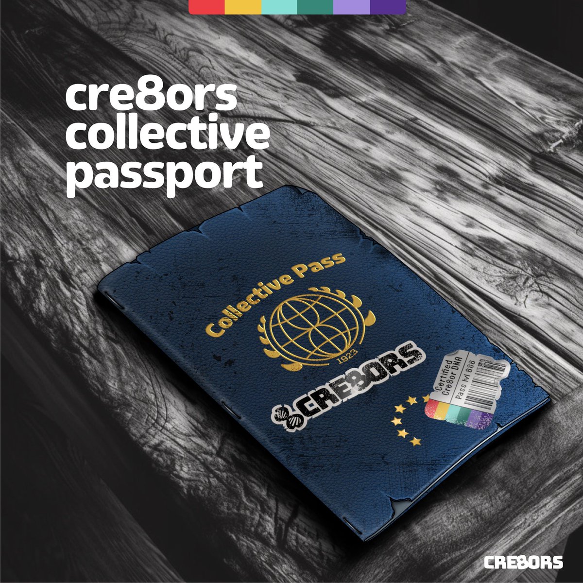 We are giving away 1 Cre8ors Collective Passport.

This is your chance to join us.

You must:

🧬 follow @Cre8orsNFT
🧬 retweet and tag friends