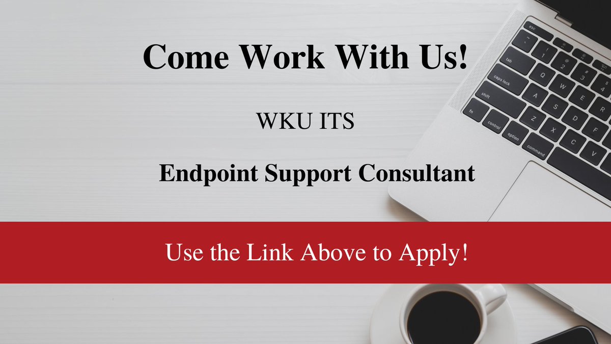 Do you have hands-on computer repair experience? We want you! Apply today using the following link:

wku.interviewexchange.com/jobofferdetail…