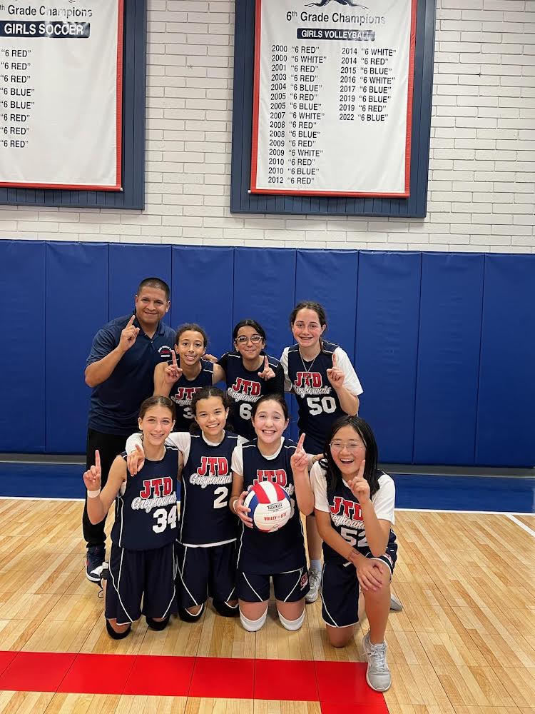 Congratulations to Coach Copado and the Sixth Grade Blue volleyball team. They went undefeated this season and took home the Championship!! 🏆🏐 #leaguechampions