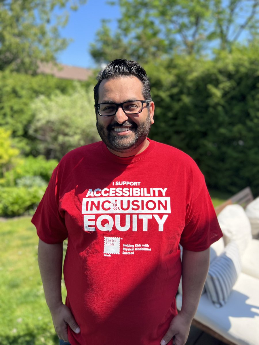 We can support our colleagues, friends, and community members living with disabilities by wearing red and doing everything we can to make Canada accessible and inclusive for people of all abilities. #RedShirtDay #RedForAccessAbility
 #inclusion #easterseals
