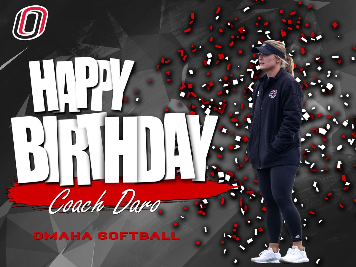OmahaSB's tweet photo. Double birthday shoutout to Marra Cramer and Coach Daro 🥳

#OmahaSB https://t.co/hrh4lm29Q9
