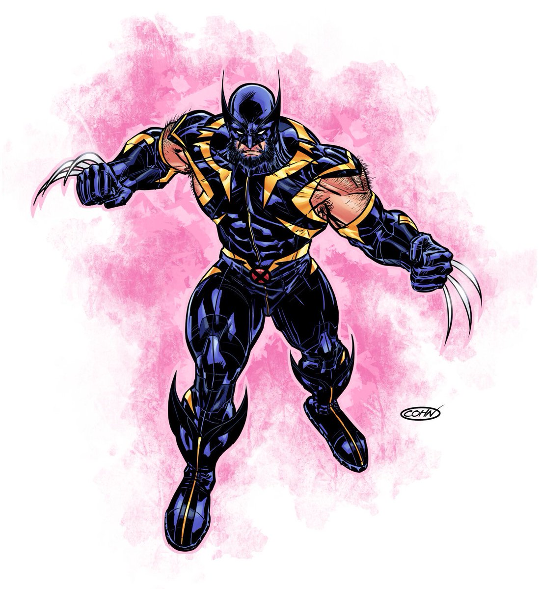 Scott_Cohn_Art's tweet photo. X-Men STILL trending since yesterday feels like the end of Ferris Buellerโs Day Off. Well hell, letโs make the most of it on this blessed #RedesignWednesday with Madrox the Multiple Man, Rachel Summers, Wolverine, & twin asswipes Fenris. Like these? Thereโs 98 more of โem! https://t.co/59zNV7jeif