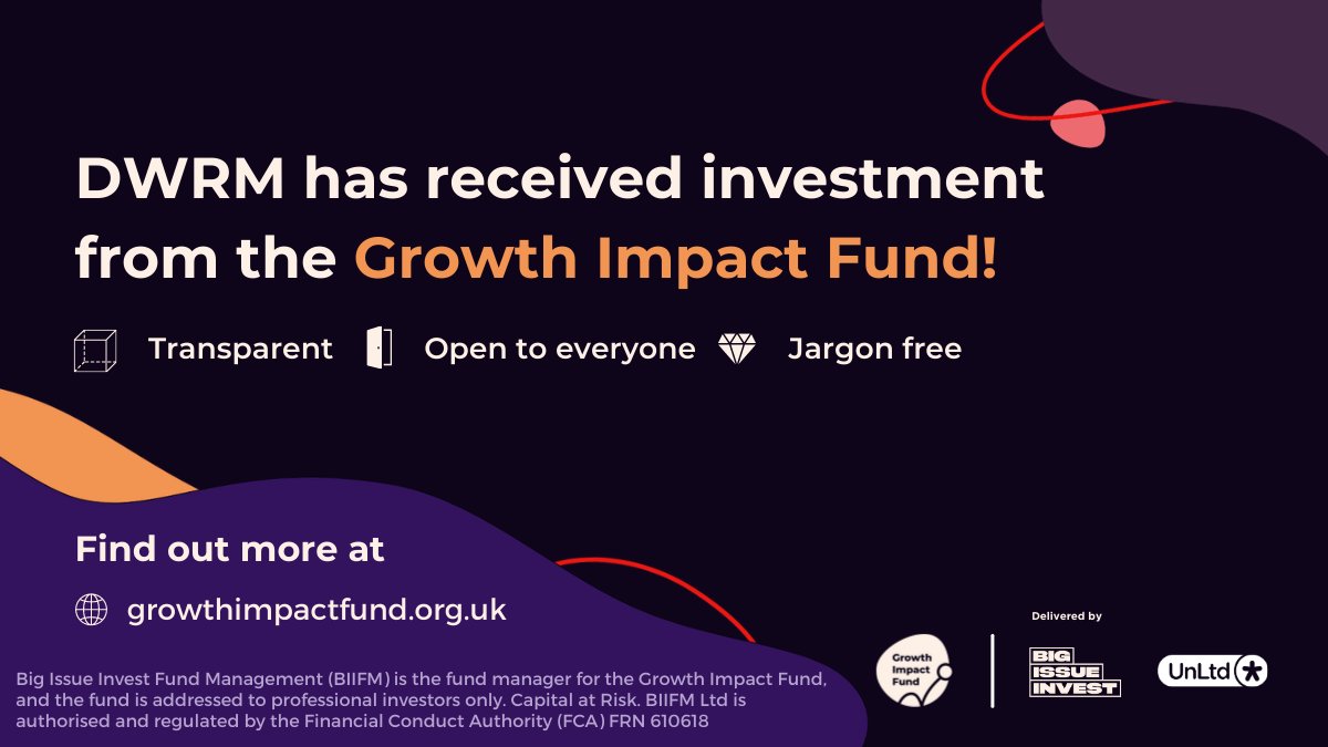 We're proud to announce that we have received investment from @UnLtd & @BigIssueInvest’s #GrowthImpactFund. The Fund offers #SocialInvestment designed by and for social purpose organisations led by diverse teams. Learn more about the Fund: growthimpactfund.org.uk