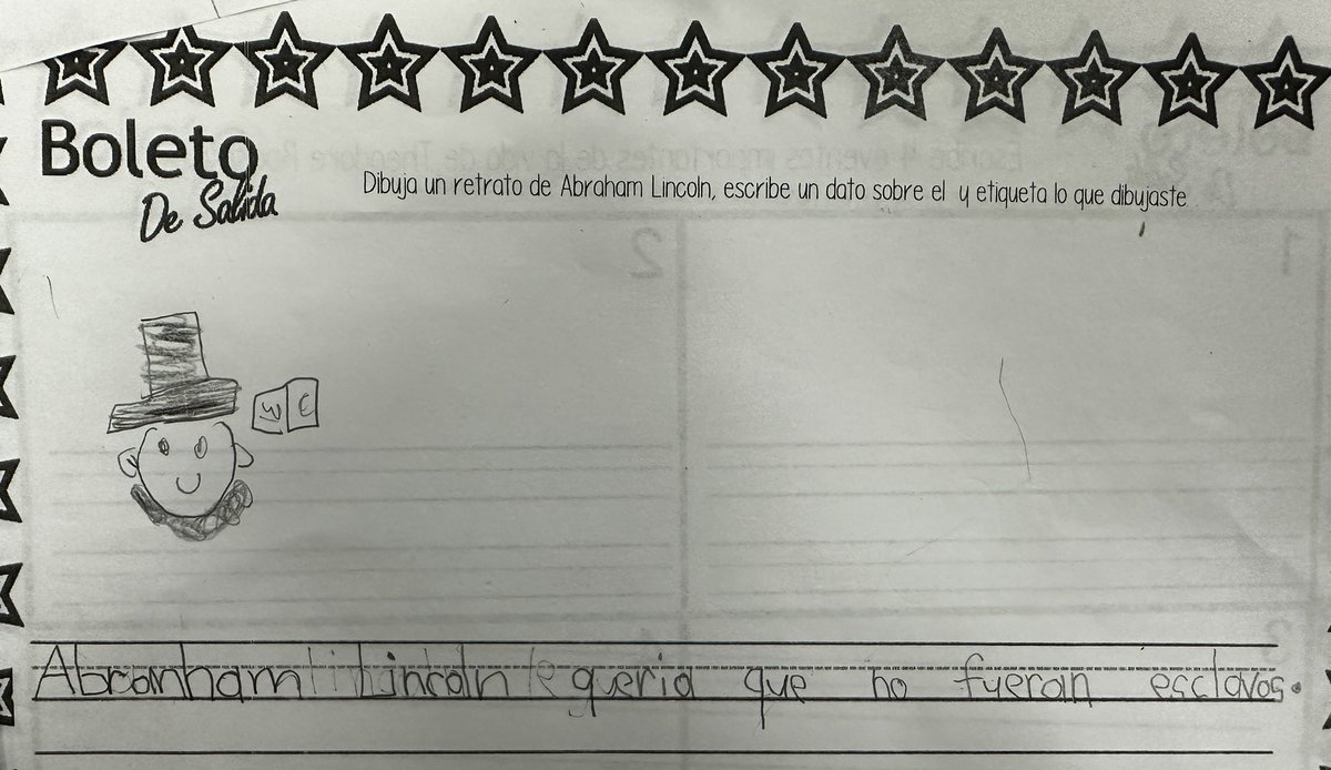 Mrsfabiola_Rm's tweet photo. 🤭❤️ These sentences were written by kindergarten students 🤯!  Spacing, capitalization, punctuation and complete sentences in Spanish! 🦅@EastESNC https://t.co/gViGql2fhO
