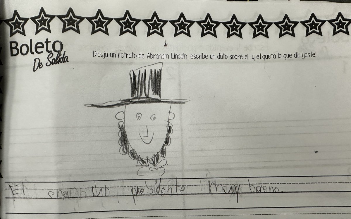 Mrsfabiola_Rm's tweet photo. 🤭❤️ These sentences were written by kindergarten students 🤯!  Spacing, capitalization, punctuation and complete sentences in Spanish! 🦅@EastESNC https://t.co/gViGql2fhO