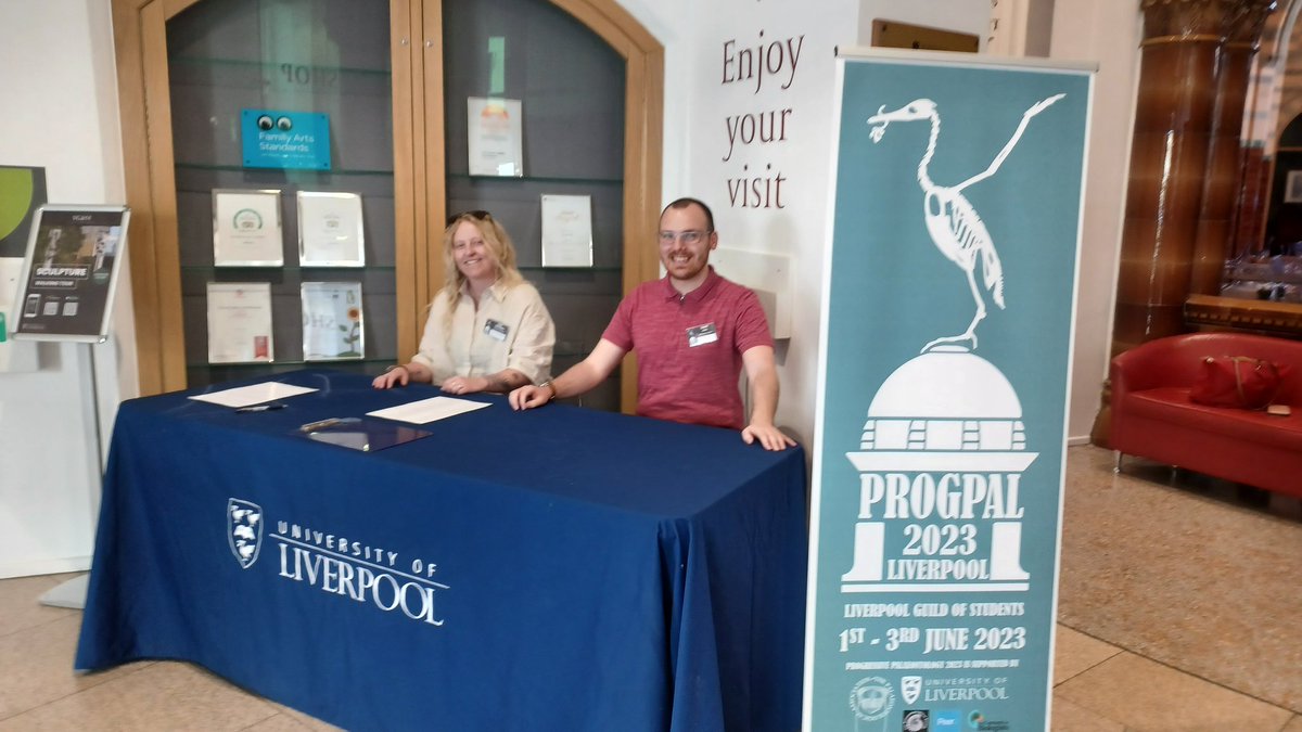 ProgPal2023's tweet image. Set up and ready to go!! #ProgPal2023