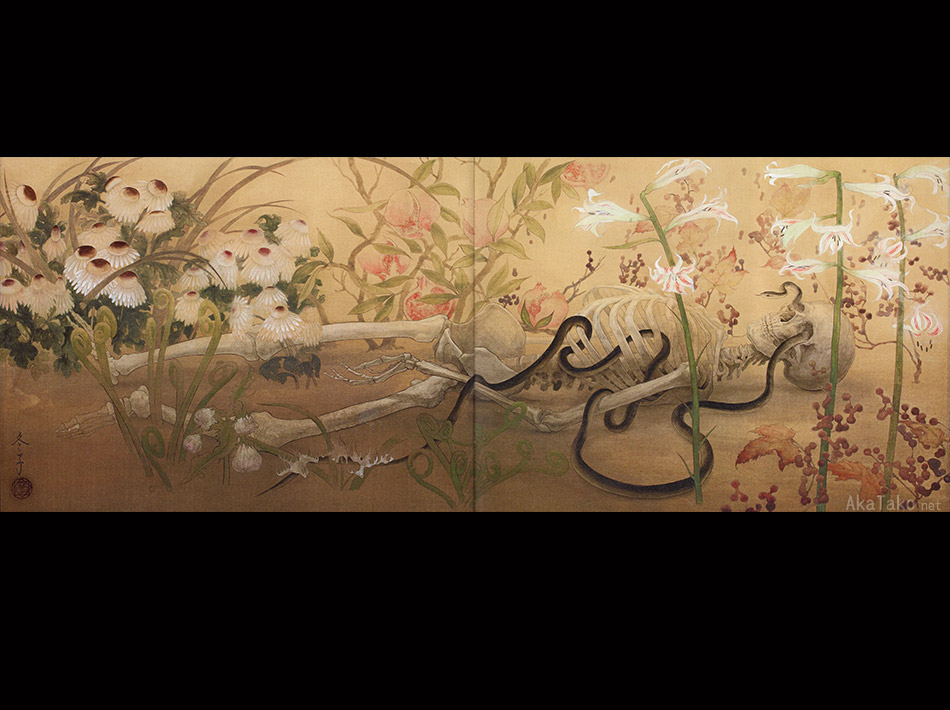 AkaTakonet's tweet photo. JOINING THE CONVERSION by Fuyuko Matsui. Mineral pigment color on silk, hanging scroll. Printed in "A Lock of Hair" art book avail at akatako.
https://t.co/JGfH34iVBv
#fuyukomatsui #alockofhair #joiningtheconversion #art #japaneseart #artbook #松井冬子 #髪の房 #転換を繋ぎ合わせる https://t.co/ghp7G34jLd