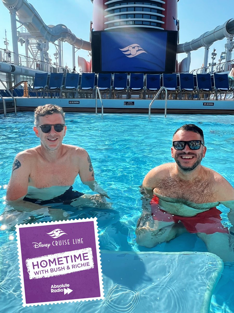 absoluteradio's tweet photo. A day at sea onboard the Disney Dream with Bush &amp; Richie. 👌 https://t.co/uNobaUV4AT