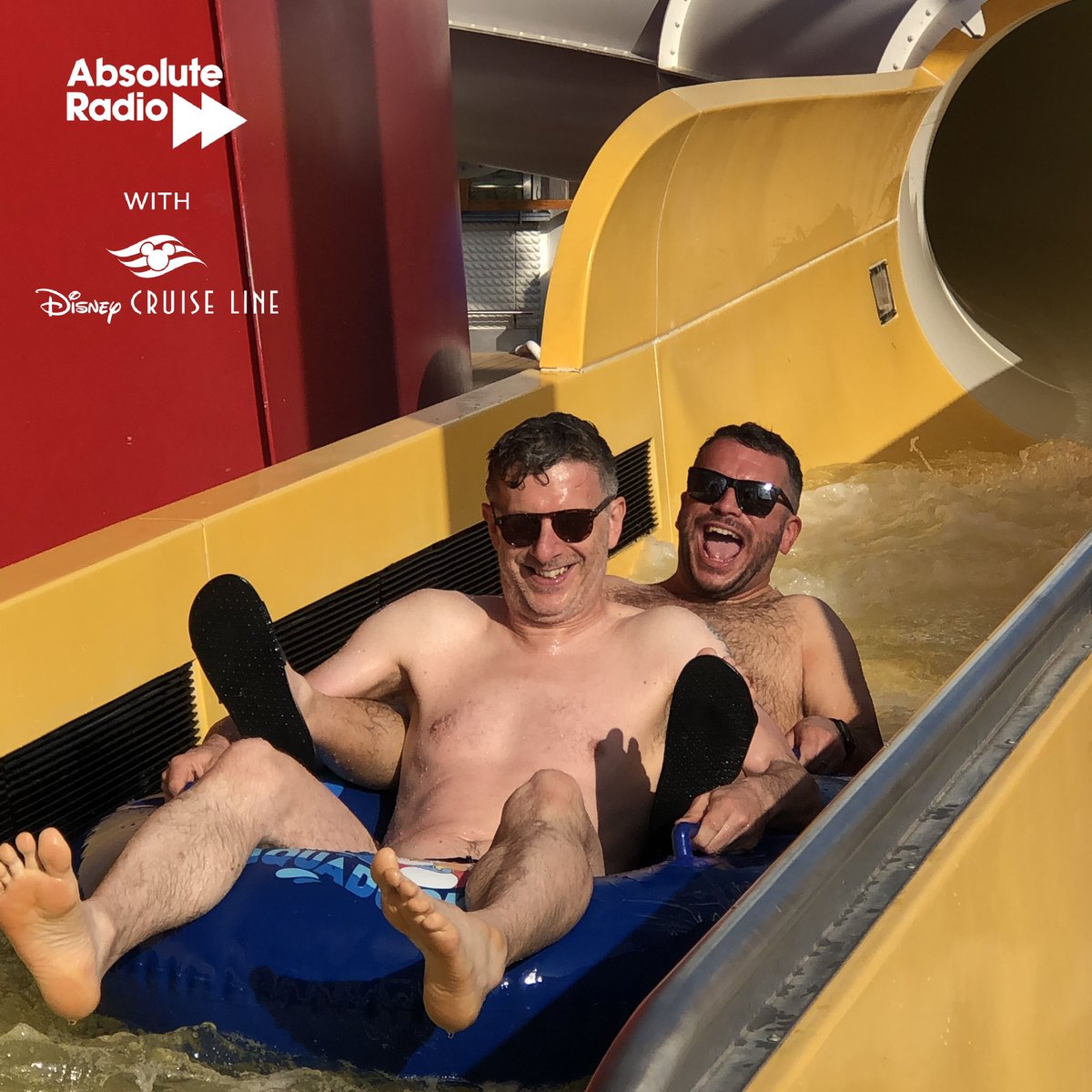 absoluteradio's tweet photo. A day at sea onboard the Disney Dream with Bush &amp; Richie. 👌 https://t.co/uNobaUV4AT