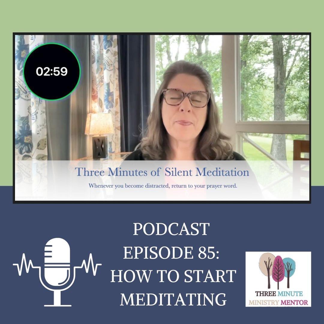 3MinuteMin's tweet image. Have you ever simply run out of words? 

3MMM Host @ecampbellreed tells us about how she did. 

How to Start Meditating - a simple, step-by-step guide to a practice of silence and prayer. podcast.3minuteministrymentor.org 

#Pastoralimagination #prayerpractice #meditationpractices