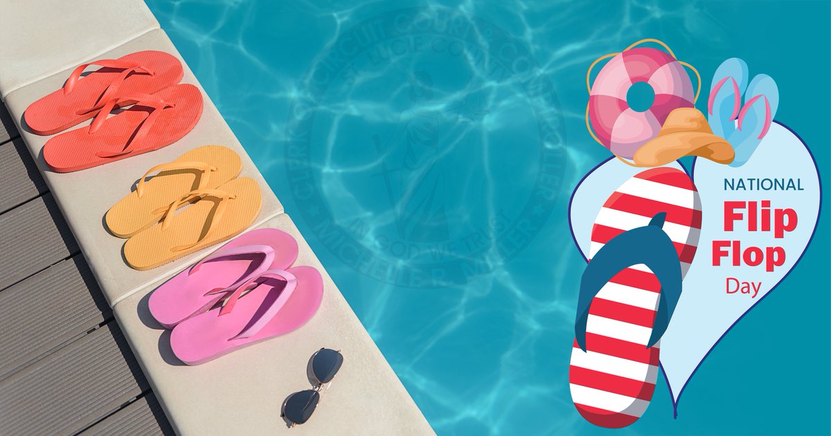 It’s flip-flop day, a perfect reminder to appreciate the times when your toes are in the sand or by the water! Today may be a Wednesday, but it’s Saturday in our hearts ❤