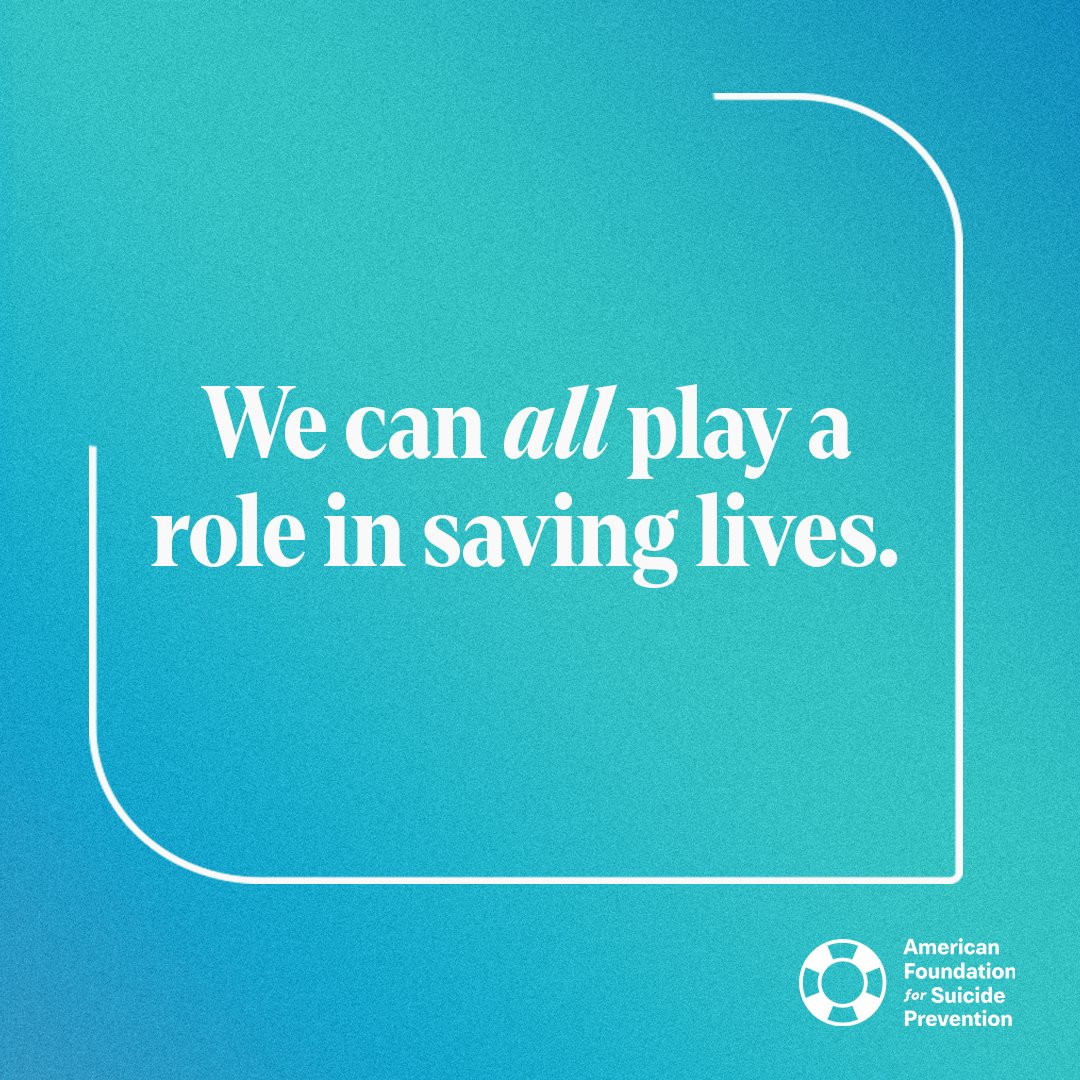 #MentalHealthAwarenessMonth may be ending, but we continue to #TalkAwayTheDark! 💬

You can make a difference by:
✔️ Learning the warning signs
✔️ Knowing the risk factors
✔️ Having a #RealConvo
Do it all and more at afsp.org/TalkAwayTheDark.