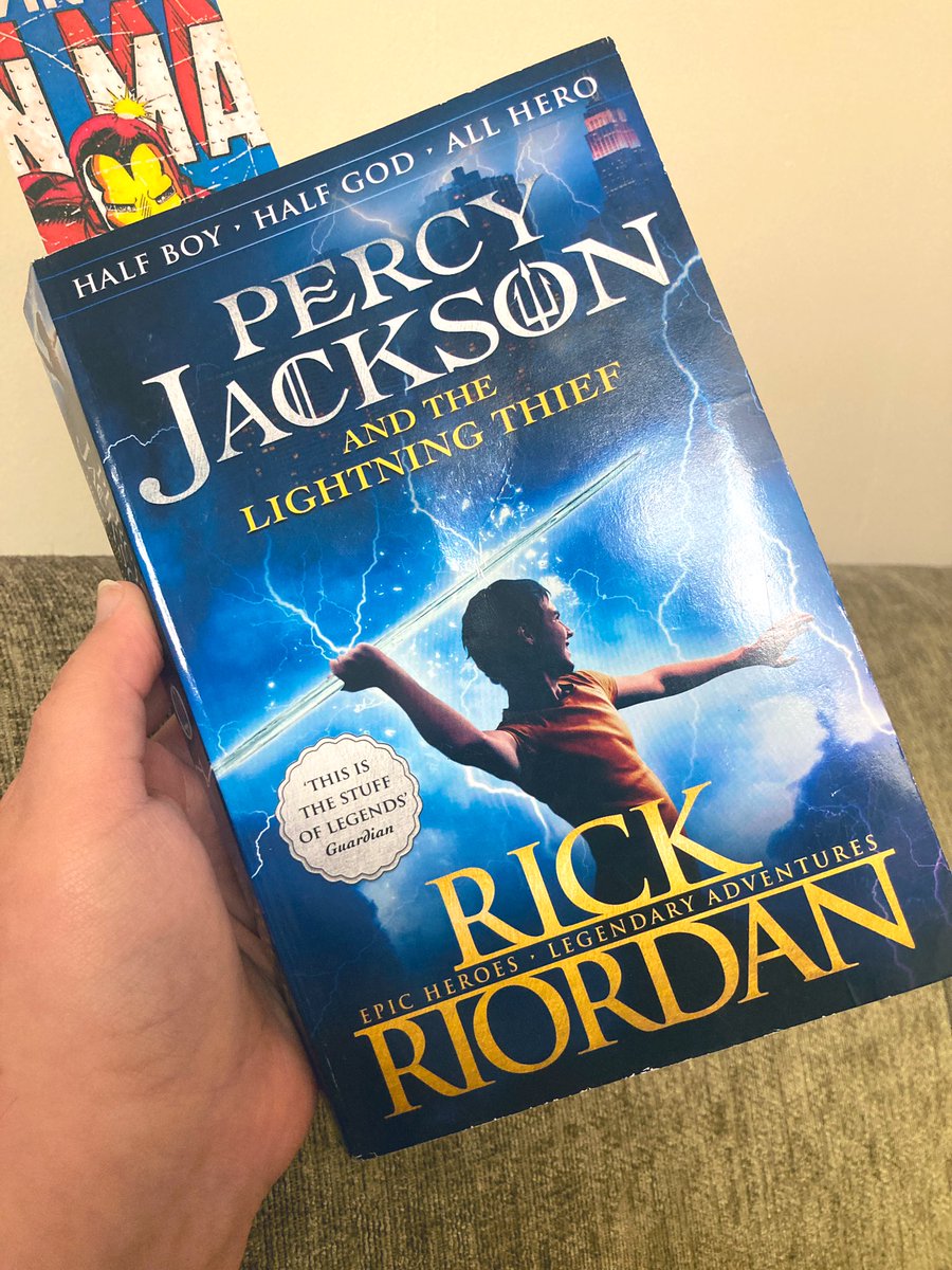 Joseph, I’m onto Chapter 5 and loving it ⚡️ thanks for the recommendation! @dugdale_katie @WCommonPS #halftermreading #readingforpleasure @rickriordan