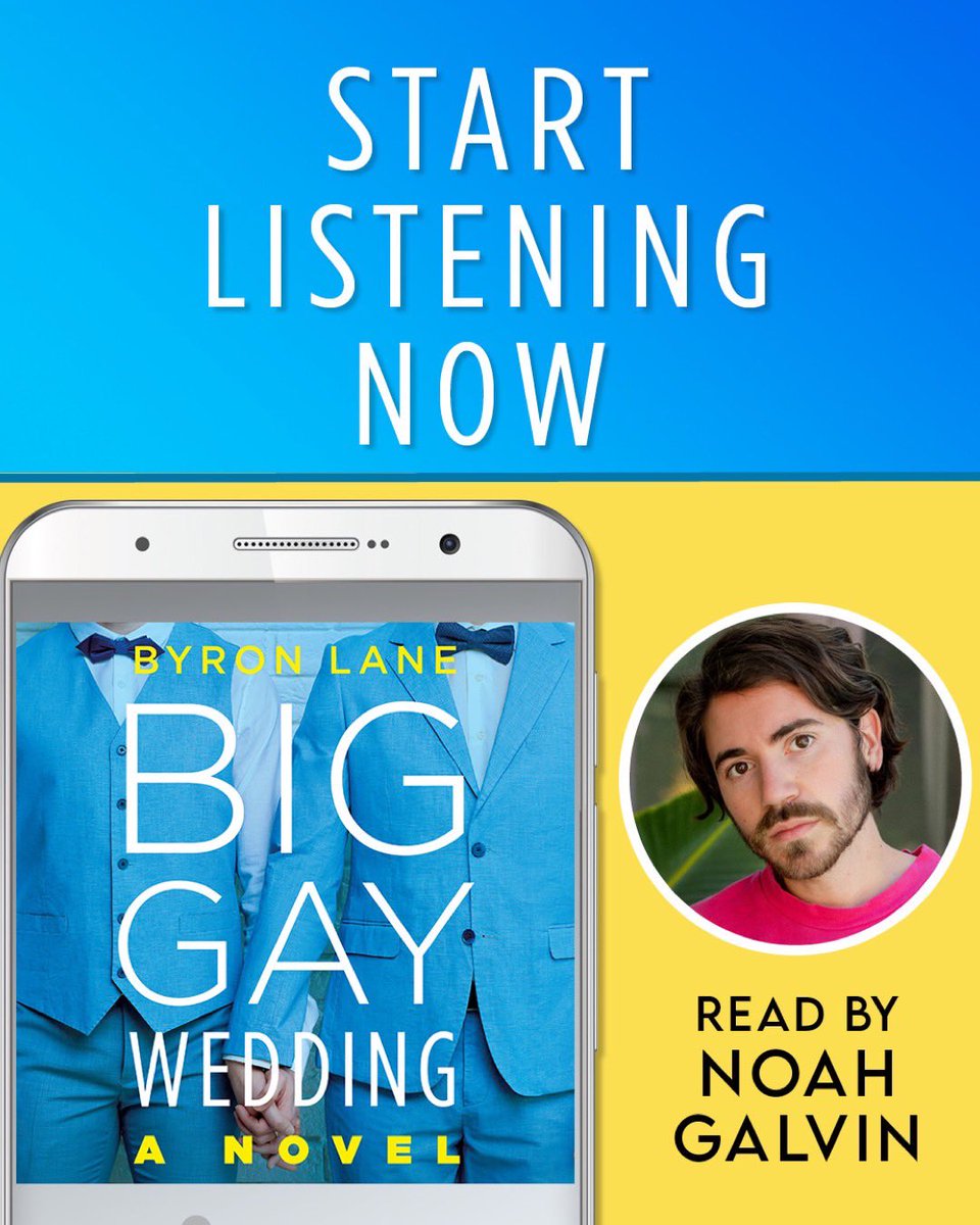 My heart is full! Now….. back to selling books! Ha! Steven and I will be at @PagesMB today and @zibbysbookshop tonight. Get your copy of BIG GAY WEDDING right now and help a writer out! ❤️ Available in bookstores/ebook and as an audiobook read by actor Noah Galvin -HE’S SO GOOD!