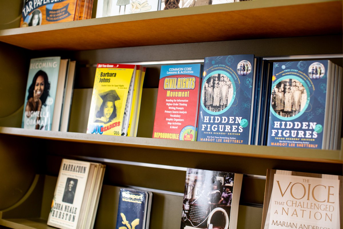 MotonMuseum's tweet photo. Looking for some summer reading? Visit our museum gift shop to discover books about #BlackHistory and top picks by #BlackAuthors. #ReadingOpensYourMind #CivilRights #Moton1951 https://t.co/PF3VMEyKXw