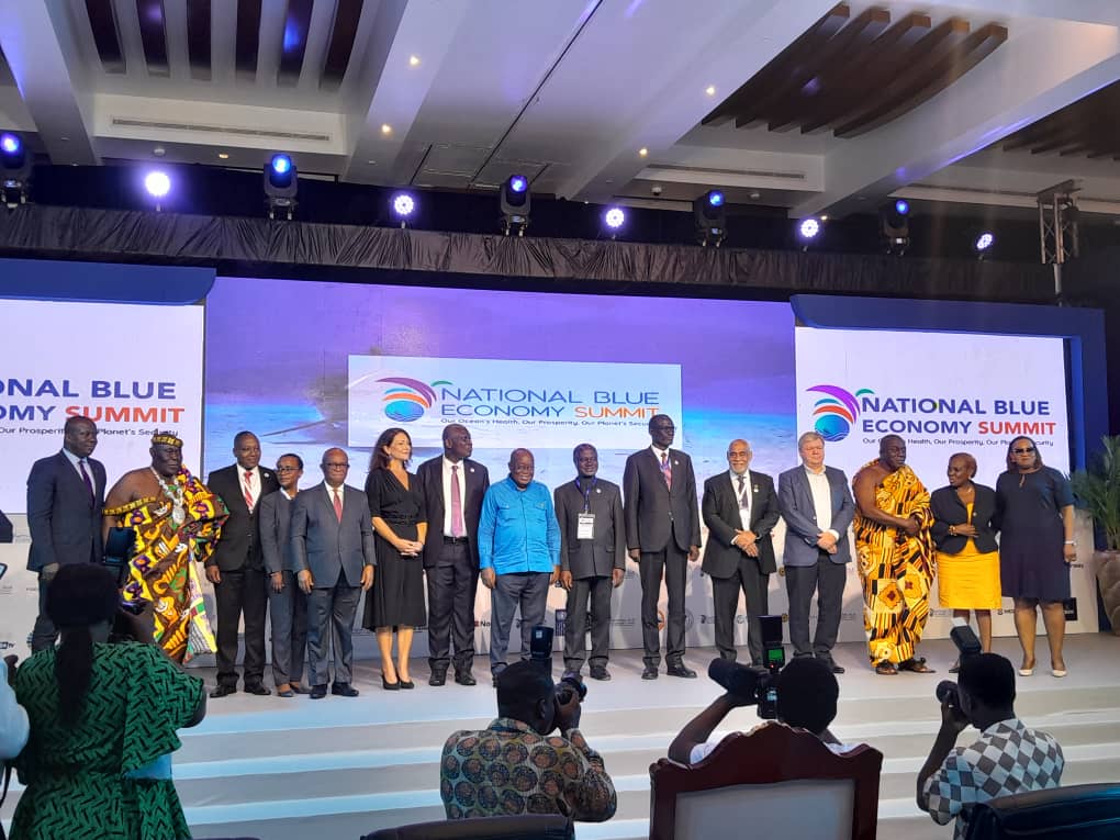 Day 1 of Ghana Blue Economy Summit graced by H.E Nana Akufo-Ado @ghanapresident1 in Accra. The 2 day Summit sets the stage for development of a Sustainable Ocean Plan (SOP), with stakeholders input & validation at sub national & national levels. @StateHouseKenya @PS_Blueeconomy