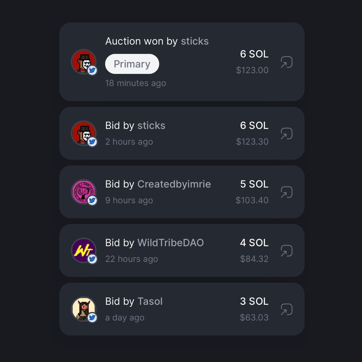 skullfaceph's tweet photo. What a steal!⚡️Congratulations and welcome to the @TheBoneArmyNFT my good man @___sticks___!🔥

#049 has a new home!🦍 https://t.co/HY0YmZFJxo