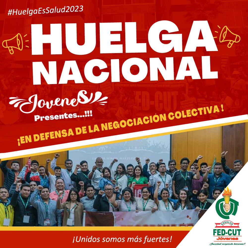 FrankChirito's tweet photo. ((🔴)) #HuelgaEsSalud2023 | 📣 ¡Las bases de la FED-CUT se preparan para la Huelga Nacional!
🗓 Miércoles 14 de junio
📣 ¡En Defensa de la Negociación Colectiva! ✊
📣 ¡Por los puntos pendientes de la Negociación Colectiva 2022! 
#fedcut #essalud #huelgaessalud2023 #huelgaessalud https://t.co/zPajxs6HuD