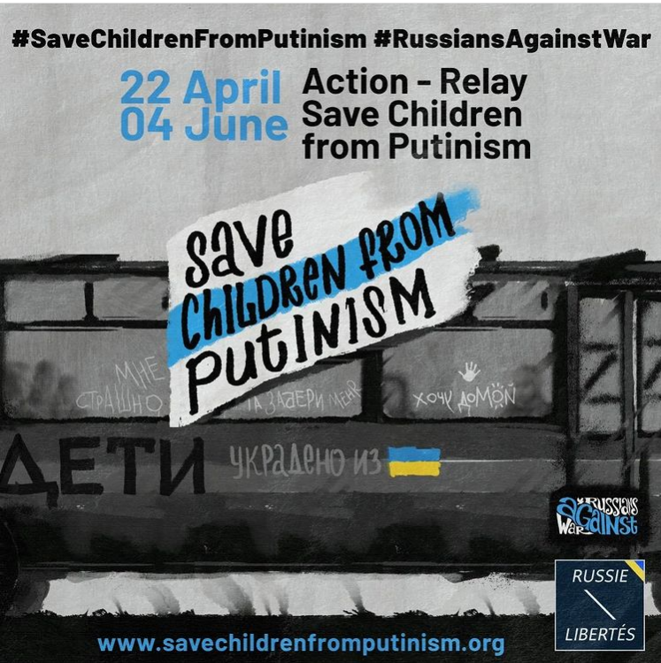 europawire's tweet photo. The Save Children from Putinism campaign is fighting against Russian state aggression and demanding the return of Ukraine's stolen children. Stand up for justice! #SaveChildrenFromPutinism #Ukraine #RussiansAgainstWar https://t.co/XZhNVeGhEc @mediazona_en https://t.co/DfRZRSwcKJ