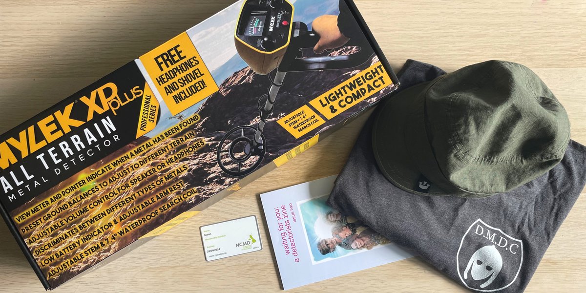 DetectoristsA's tweet photo. Finally got a metal detector (late birthday present). I know it's not fancy, but we all start somewhere!
I just need my application form for the DMDC now. Unlike the Dirt Sharks, I am a member of the NCDM 😅
#Detectorists #comedy #tvshow #metaldetecting #detecting #NCDM https://t.co/XT09SPyesm