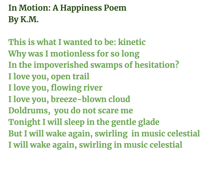 @Joseph_Fasano_ I've been trying to get my students to access composition writing through poetry, and I have been trying poems myself as a way to exercise the writing muscles, focus on a unified feeling. moment, etc. Your prompts are fun and helpful. #themagicwords