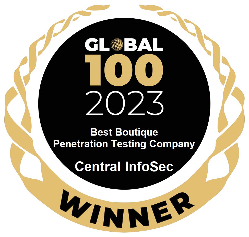 centralinfosec's tweet image. &quot;Best Boutique Pen Test Company&quot;
🏆 Global 100 Awards 🏆

#penetrationtesting #pentest #redteam #cybersecurity #infosec