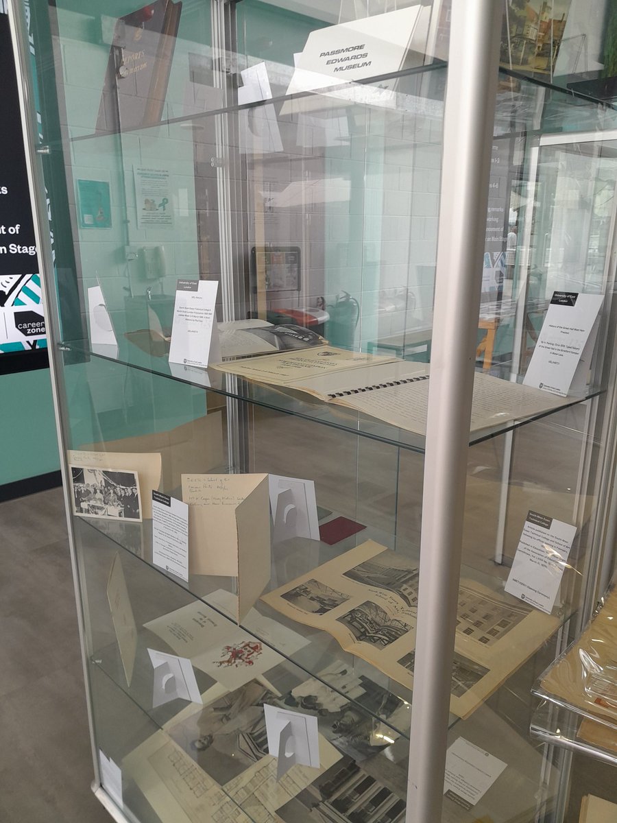 @ArchivesUEL exhibition set up celebratatung the 125th anniversary of @UEL_News for our Royal Docks Festival today. We are in the West Building Foyer. Pick up a free leaflet by our amazing @monnamatharu whist stocks last.